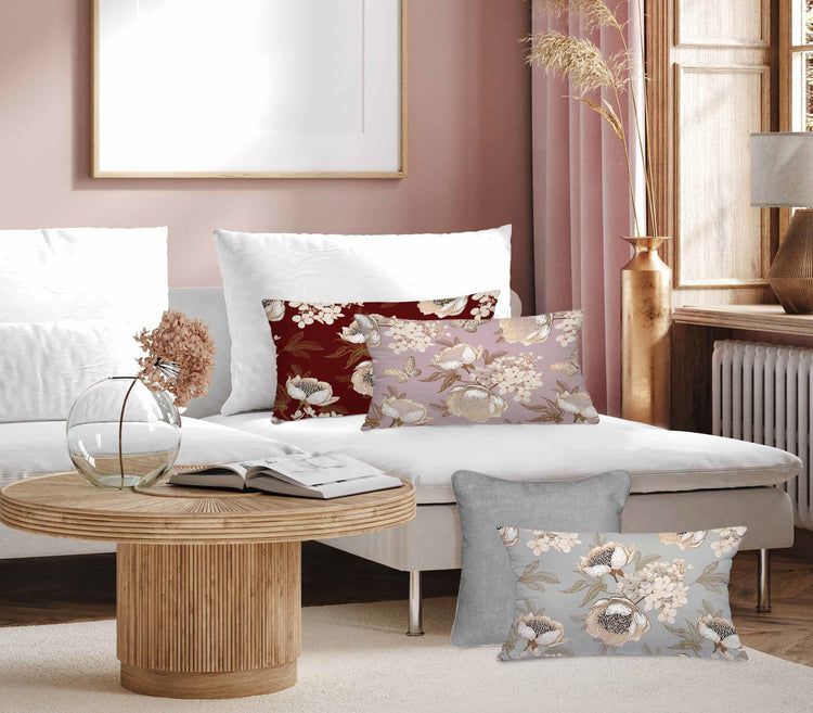 cuscini arredo fantasia floreale