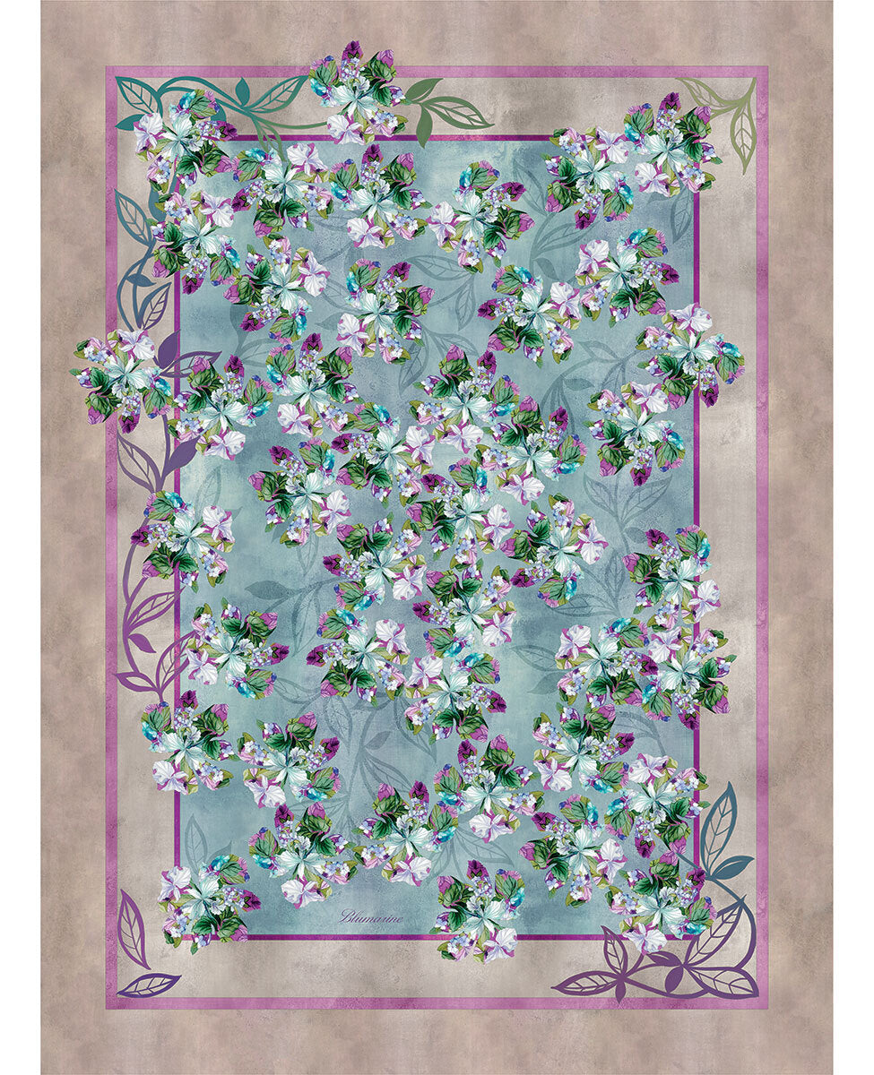 plaid blumarine a fiori