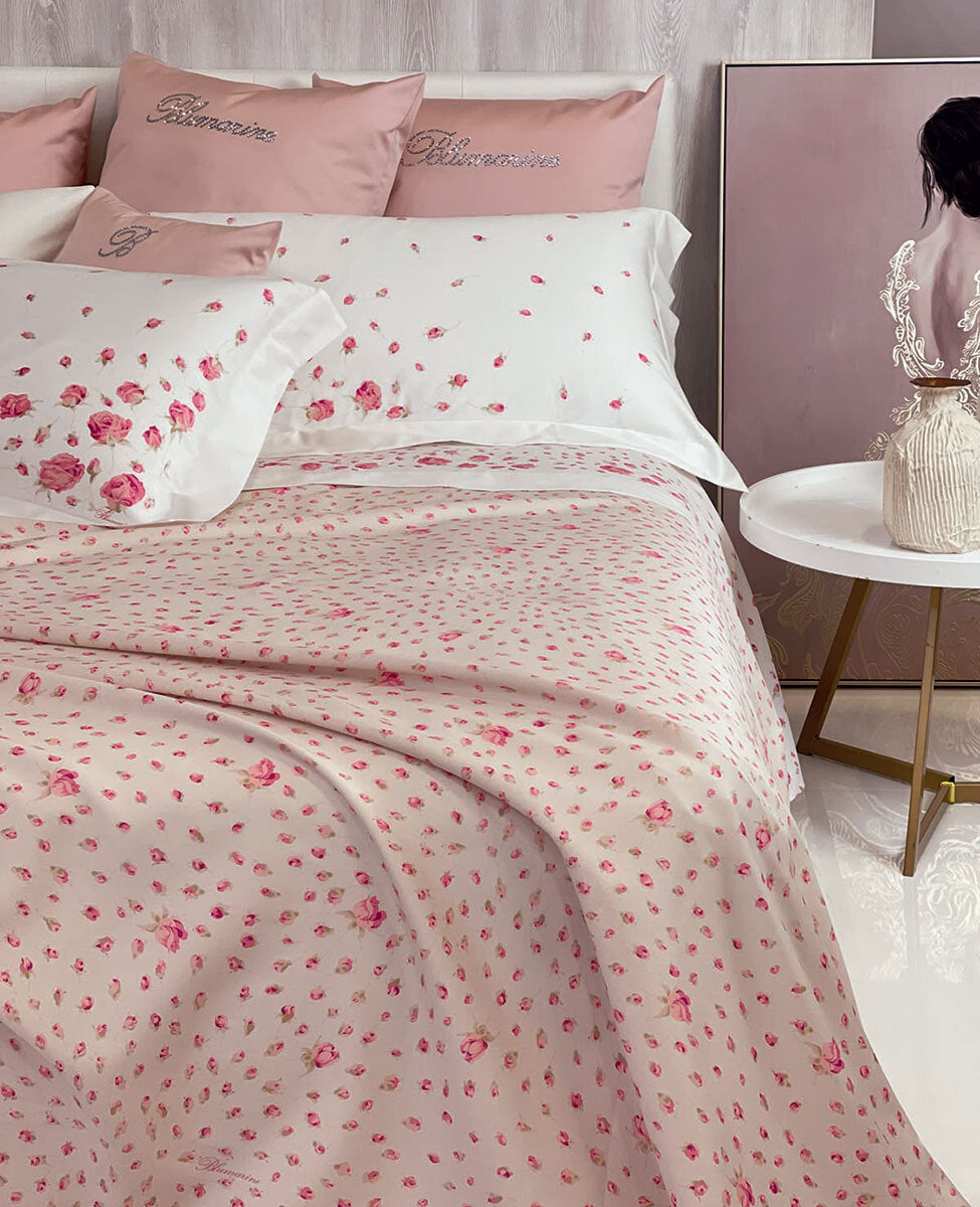 Lenzuolo copriletto Blumarine rose