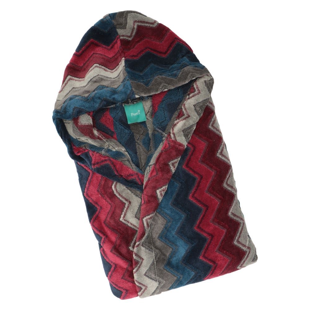 accappatoio zig zag