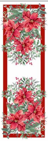 guida con stelle di natale