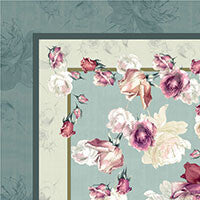 plaid Blumarine fiorato