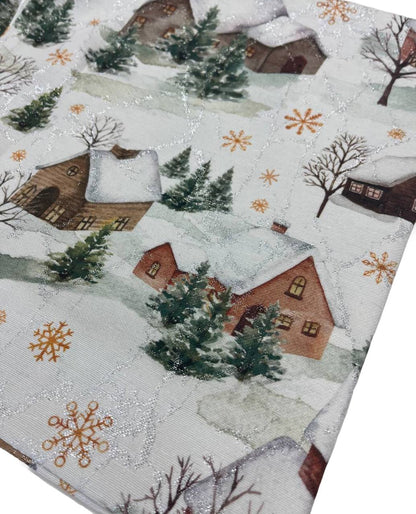 tovaglia bottaro con disegno casette