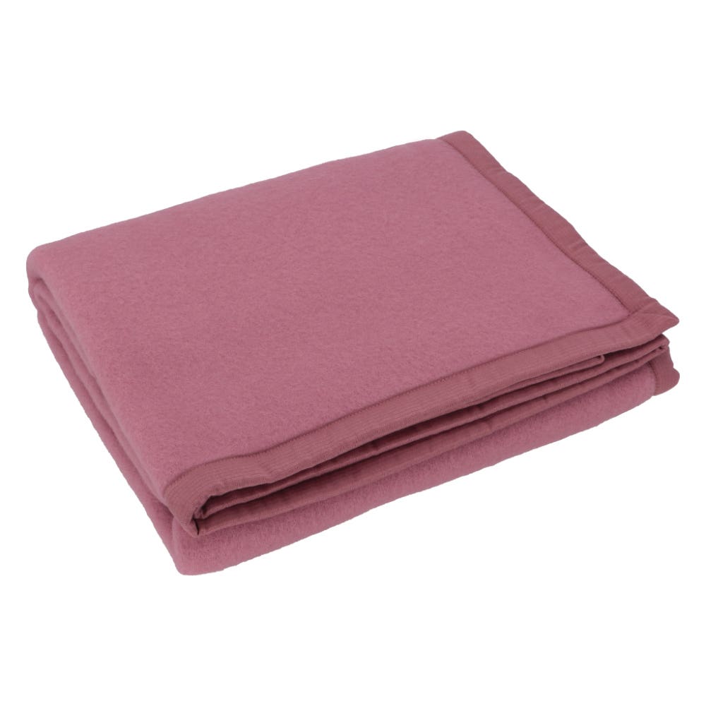 coperta lana somma variante colore rosa