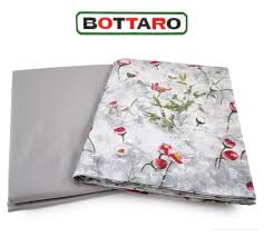 completo lenzuola Bottaro grigio fiori