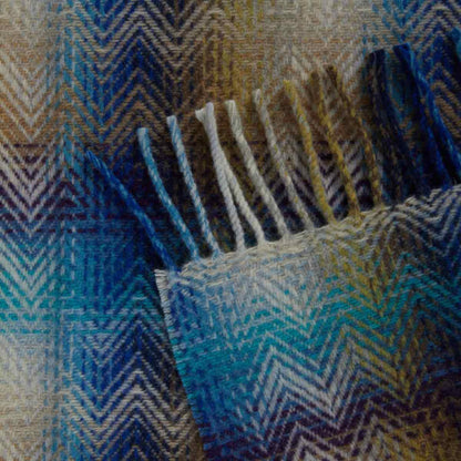 plaid missoni con frange