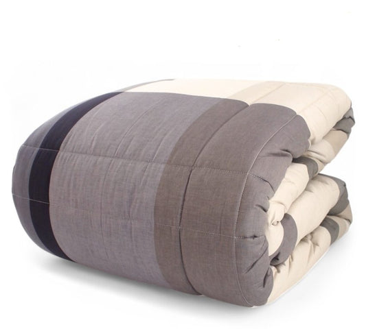trapunta bossi tortora, panna, grigio
