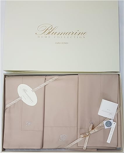 scatola completo letto blumarine con logo