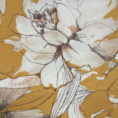 copripiumino fiori giallo