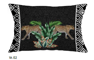 Cuscino arredo cm 35 x cm 60 - "Jungle"