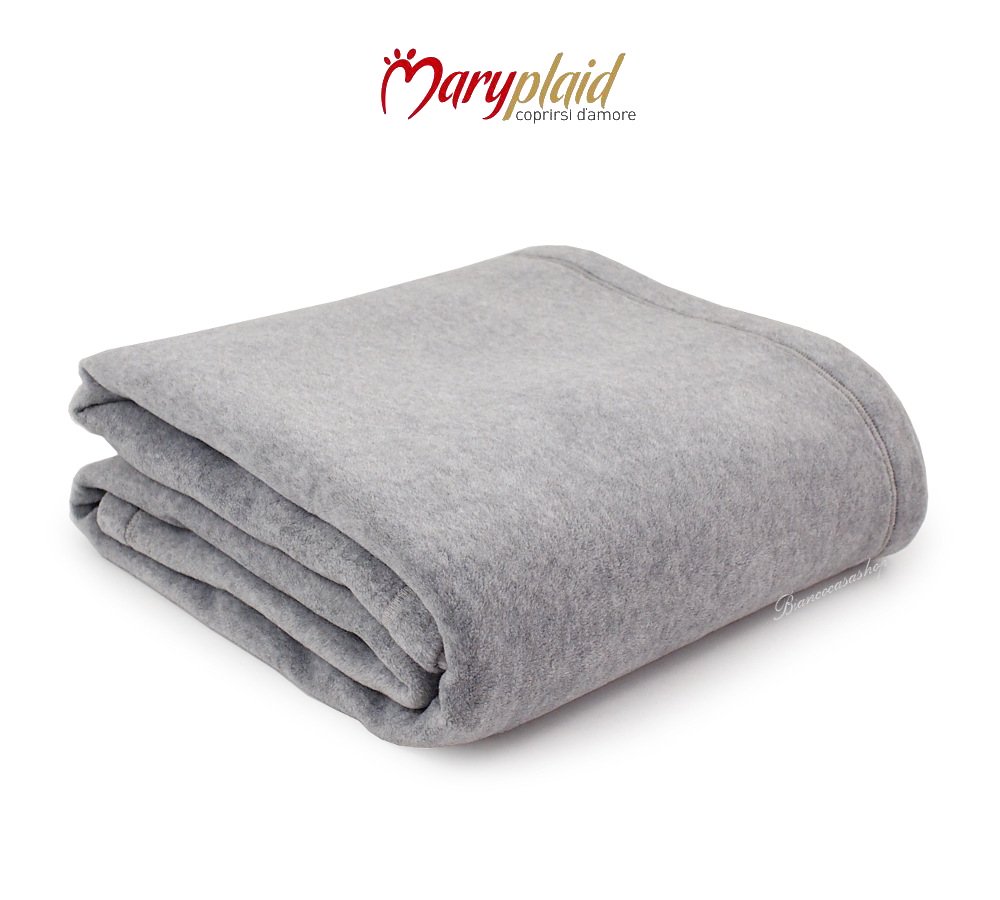 coperta matrimoniale grigio